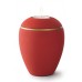 Croma Ceramic Candle Holder Keepsake Urn – VERMILLION RED